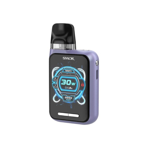 SMOK Novo GT Box Kit hardware with sleek design, featuring a compact vape device, colorful accents, and adjustable airflow.