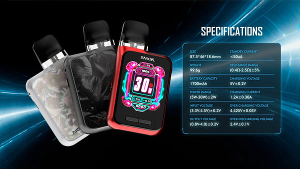 SMOK Novo GT Box Kit hardware with compact design, featuring the device and its accessories for vaping.