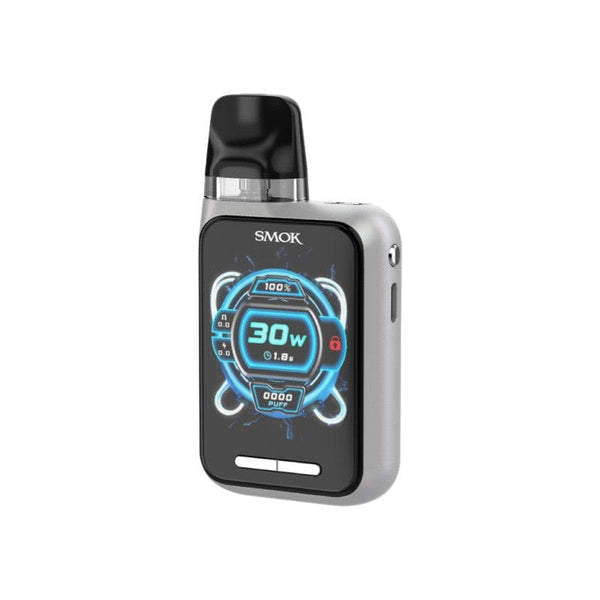 SMOK Novo GT Box Kit hardware with sleek design, featuring the compact vape device and accessories for vaping.