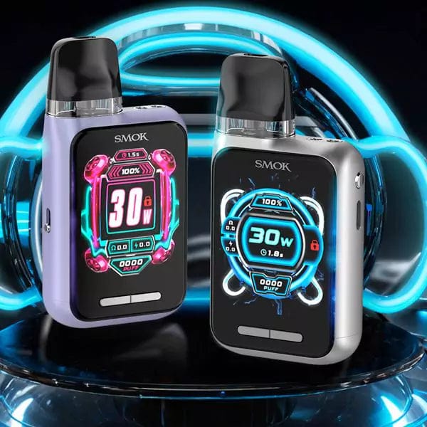 SMOK Novo GT Box Kit hardware with sleek design, featuring the device and accessories for vaping.