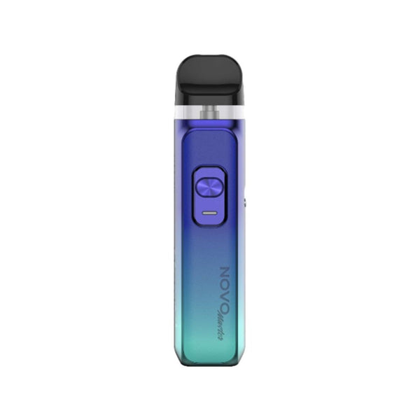 SMOK Novo Master 30W pod system hardware with sleek design and compact size, featuring adjustable airflow and rechargeable battery.