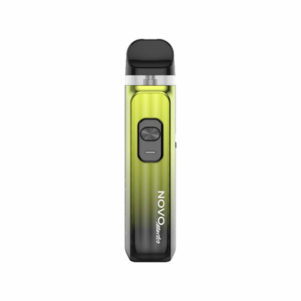 SMOK Novo Master 30W Pod System hardware with sleek design and mouthpiece, compact vaping device with adjustable wattage.