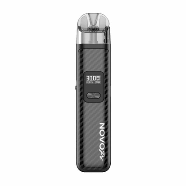 SMOK Novo Pro Pod 30W Pod System showing the compact hardware device with pod attachment and sleek design.