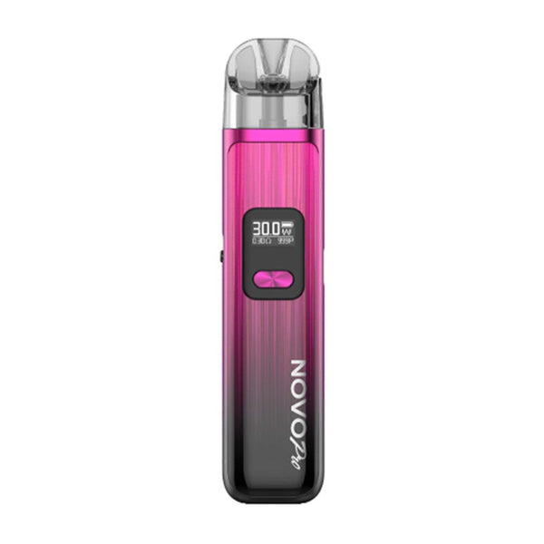 SMOK Novo Pro 30W Pod System with sleek hardware design, featuring the compact pod device and replaceable pods for vaping.