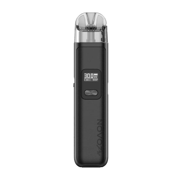 SMOK Novo Pro 30W pod system hardware with sleek design, featuring a compact vaporizer device and replaceable pod.