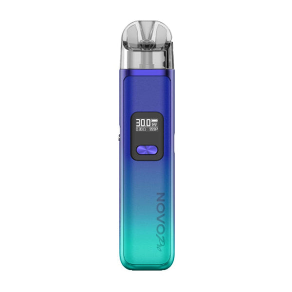 SMOK Novo Pro Pod 30W Pod System showing the compact device with mouthpiece and adjustable airflow controls.