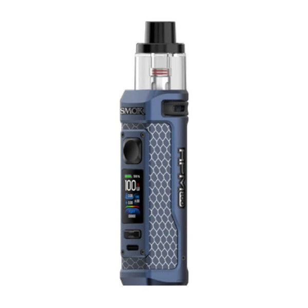SMOK RPM 100 Pod Mod Kit hardware with sleek design, showing the device and pod components in a modern vaping setup.