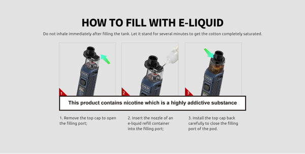 SMOK RPM 100 Pod Mod Kit showing the compact device with a digital display and replaceable pod, designed for vaping.