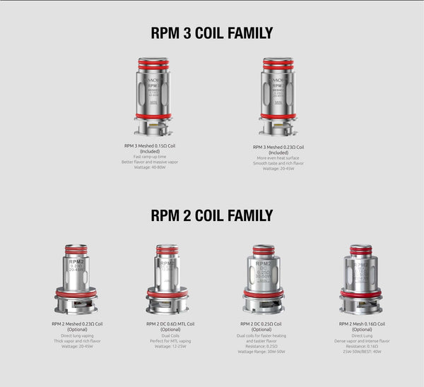 SMOK RPM 100 Pod Mod Kit showing the compact device with a sleek design and replaceable pod from the front view.
