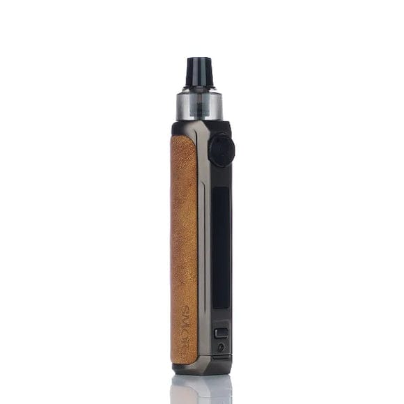 SMOK RPM 25W Pod System hardware showing sleek black design with replaceable pod and ergonomic mouthpiece.