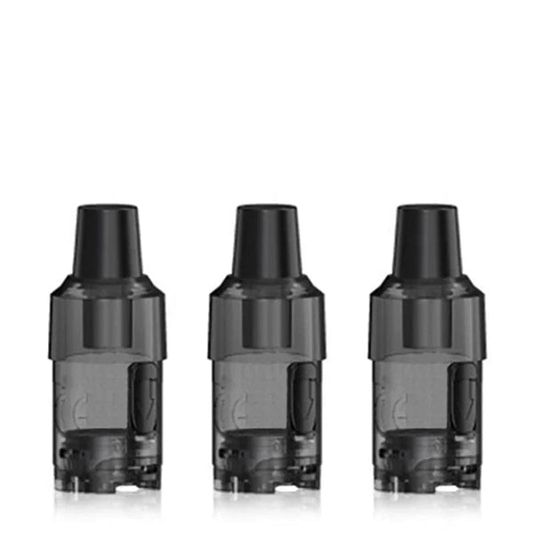 SMOK RPM 25W replacement vape pods, transparent with mouthpiece, designed for SMOK RPM series e-cigarettes.