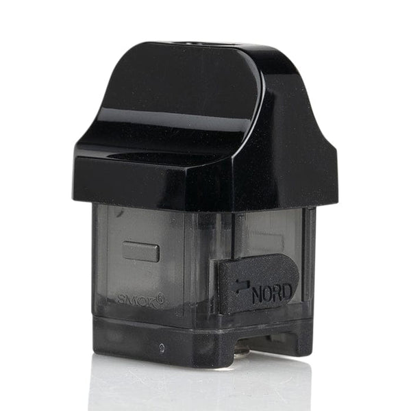 SMOK RPM 40 replacement vape pods shown with clear e-liquid chambers and mouthpiece for easy refilling.