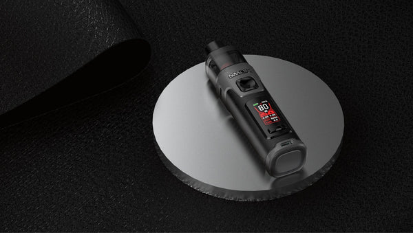 SMOK RPM 5 80W Pod System hardware with sleek design and adjustable airflow for versatile vaping experience.