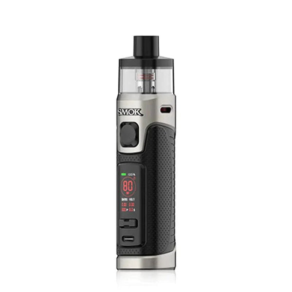 SMOK RPM 5 80W Pod System hardware with sleek design and adjustable airflow for versatile vaping experience.
