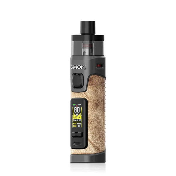 SMOK RPM 5 80W Pod System hardware with sleek design and adjustable wattage for versatile vaping.