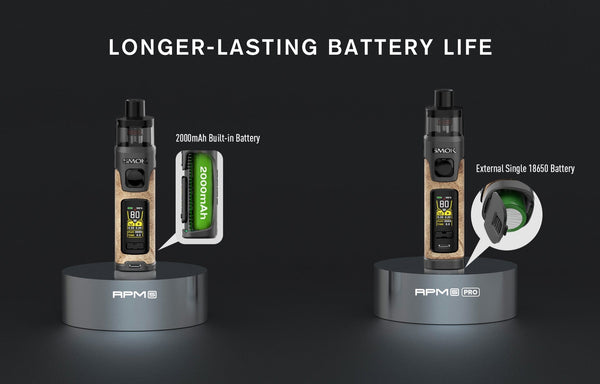SMOK RPM 5 80W pod system hardware with sleek design and adjustable wattage for versatile vaping.