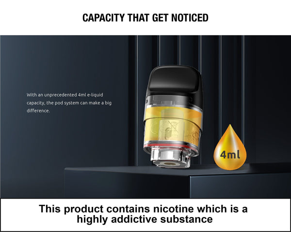 SMOK RPM C 50W Pod Kit hardware with sleek design, featuring a compact vape device with a replaceable pod system and digital display.