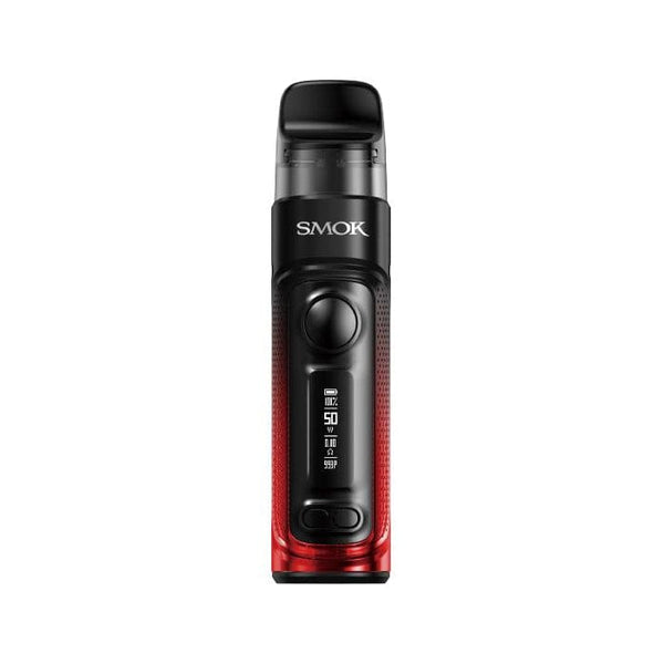 SMOK RPM C 50W Pod Kit with sleek black device, refillable pod, and adjustable airflow for versatile vaping experience.