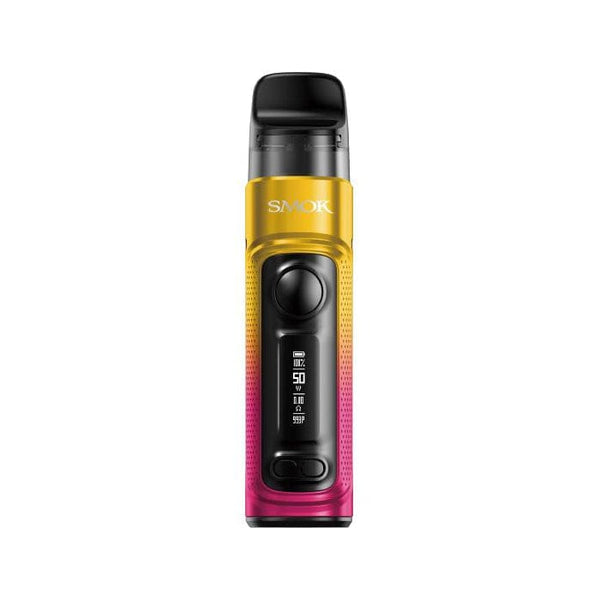 SMOK RPM C 50W Pod Kit showing compact hardware with a sleek design and replaceable pod for vaping.