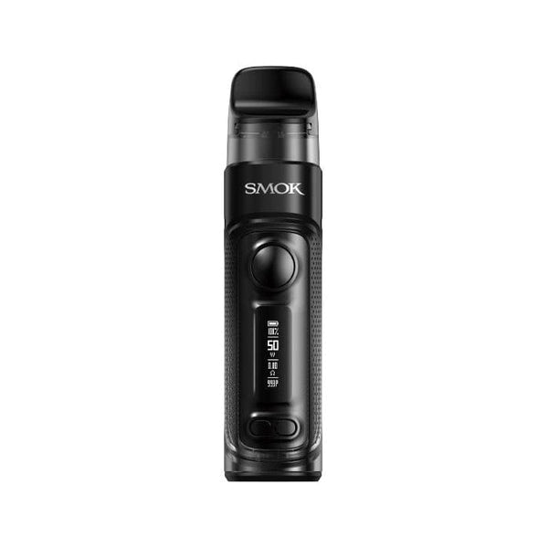 SMOK RPM C 50W Pod Kit showing the compact hardware device with a sleek design and replaceable pod for vaping.