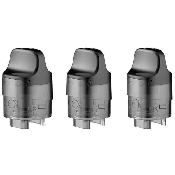 SMOK RPM C replacement pods for vaping device, clear and refillable with visible e-liquid capacity and mouthpiece.