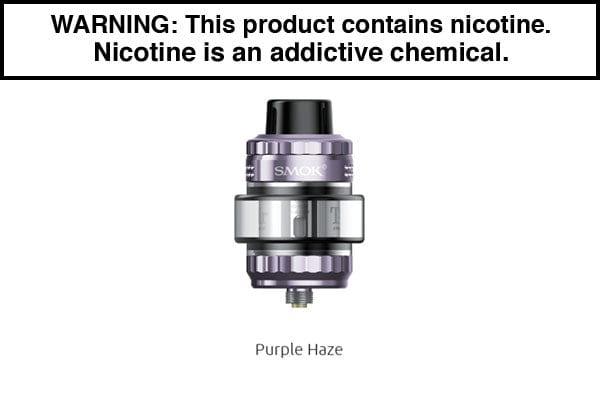 SMOK T-Air Sub-Ohm Tank vape part with glass and metal components, featuring adjustable airflow and drip tip.