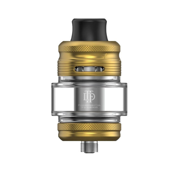 SMOK TF-D Subtank vape part with glass tank, metal base, and coil section for vaping devices.