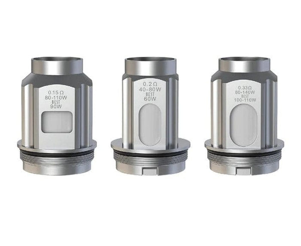 SMOK TFV18 Mini replacement coils for vape, shown in a clear image with multiple coil heads and packaging details.