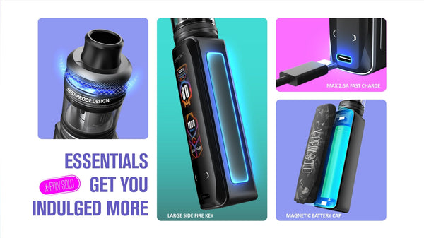 SMOK X-Priv Solo 80W Kit hardware with sleek design, featuring the mod and tank for vaping enthusiasts.