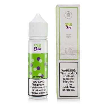 Fresh Farms Eliquid - Sour Chew eliquid bottle with box