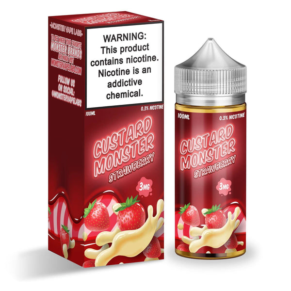 Strawberry - Custard Monster - 100mL