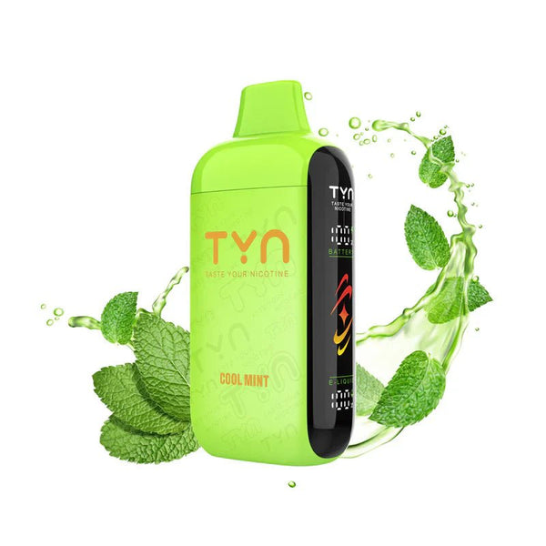 TYN 50K Disposable Vape device, sleek design, compact size, and mouthpiece for easy vaping experience.