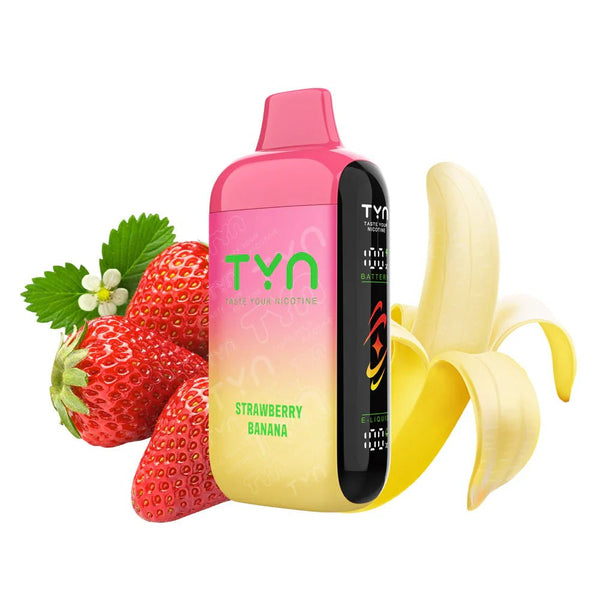 TYN 50K Disposable Vape device with sleek design, featuring a mouthpiece and LED indicator for easy use.