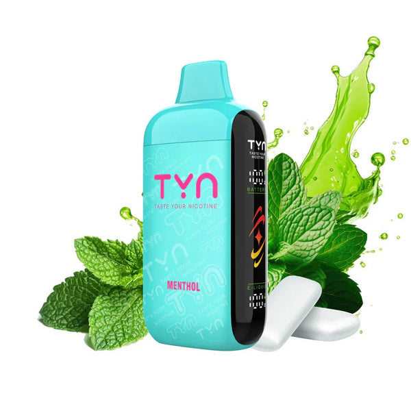 TYN 50K Disposable Vape device with sleek design and mouthpiece, designed for easy vaping experience.