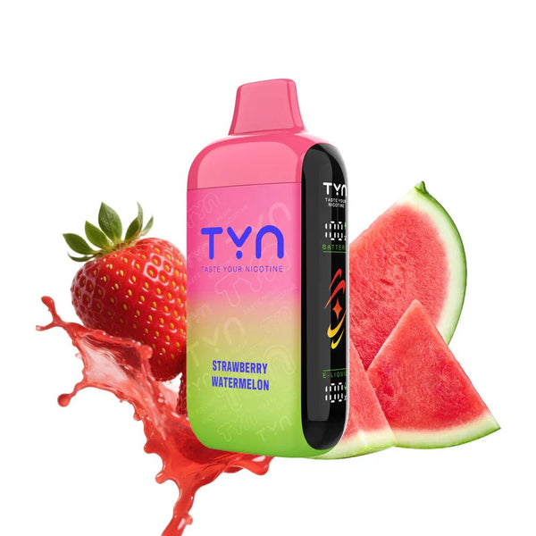 TYN 50K disposable vape device with sleek design, compact size, and mouthpiece, designed for easy use and vaping on the go.