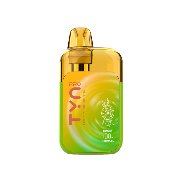 TYN Pro 50K disposable vape device with sleek design and mouthpiece, designed for easy use and portability.