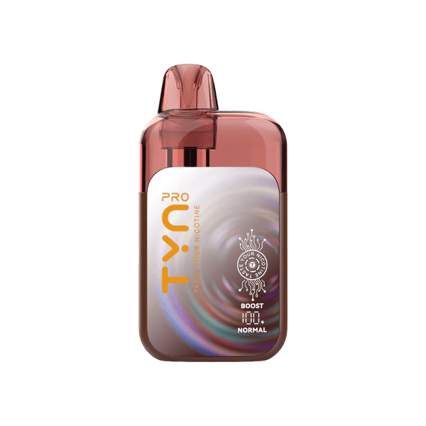 TYN Pro 50K disposable vape device with sleek design and mouthpiece, designed for convenient vaping on the go.