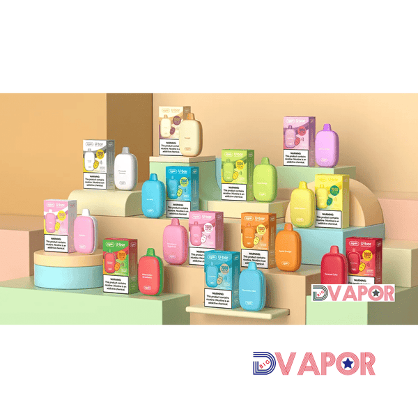 Again U-Bar 7000 Puff Rechargeable Disposable | 14ml | 3% Strength