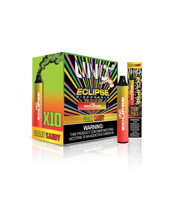 UNO Eclipse Disposable Vape in sleek design, showcasing the compact, non-refundable vape device from UNO.
