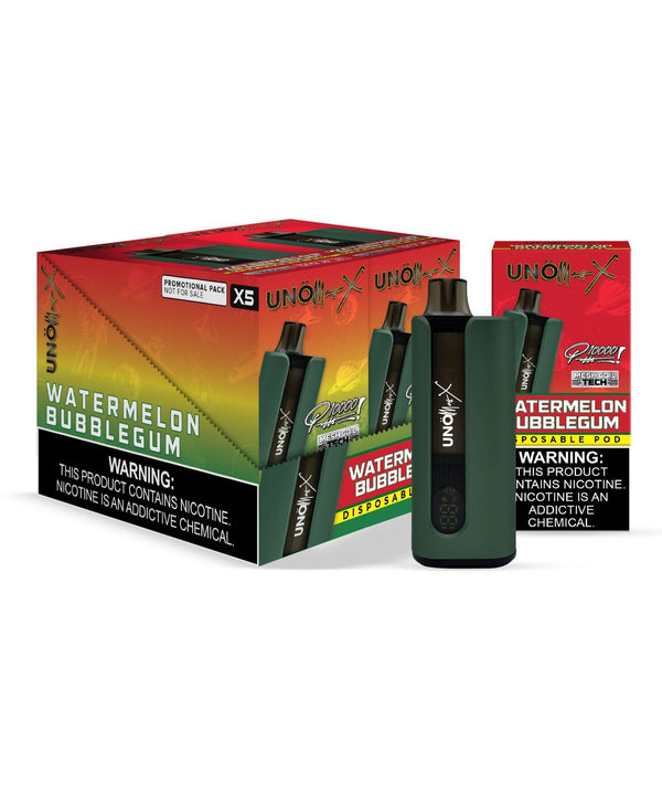 UNO disposable vape with digital display, rechargeable, offering 10,000 puffs, featuring sleek design and user-friendly features.