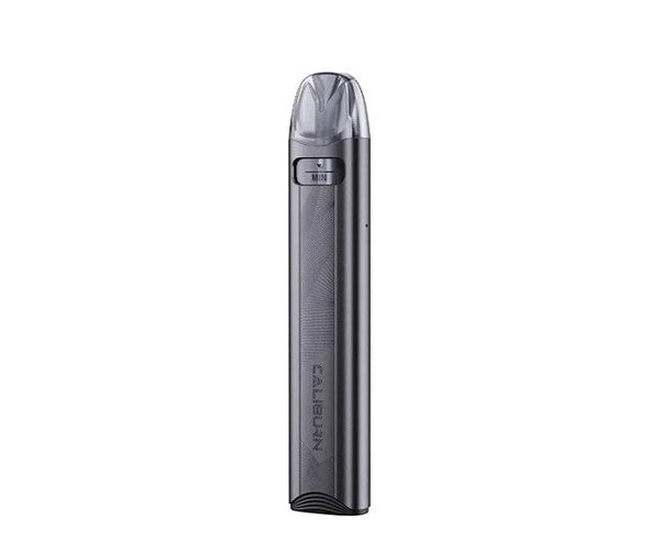Uwell CALIBURN A3S 16W pod system vape device with sleek design and adjustable airflow, branded by UWELL.