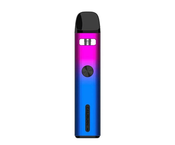 Uwell CALIBURN G2 18W pod system device with sleek design and mouthpiece, showcasing hardware features by UWELL.