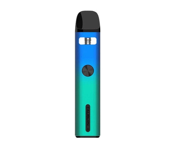 Uwell CALIBURN G2 18W pod system with sleek design and mouthpiece, compact hardware vaping device by UWELL.