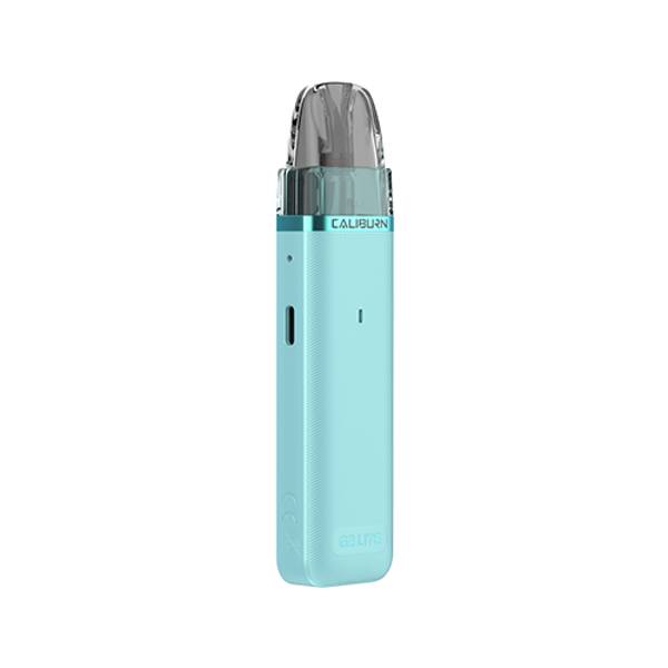 UWELL Caliburn G3 Lite 25W pod system hardware with sleek design and ergonomic mouthpiece for vaping convenience.