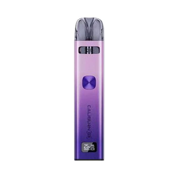 Uwell CALIBURN G3 pod system vape device with sleek design and ergonomic mouthpiece, branded UWELL.