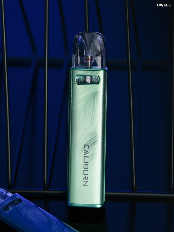 UWELL Caliburn G3 Pro 35W pod system hardware with sleek design and adjustable wattage, ideal for vaping.