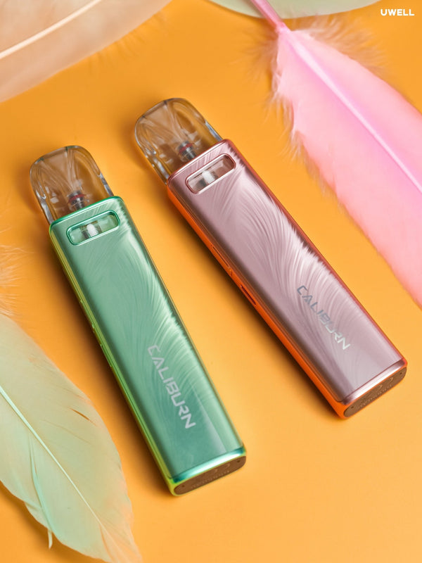 UWELL CALIBURN G3 Pro 35W pod system hardware with sleek design and adjustable wattage display