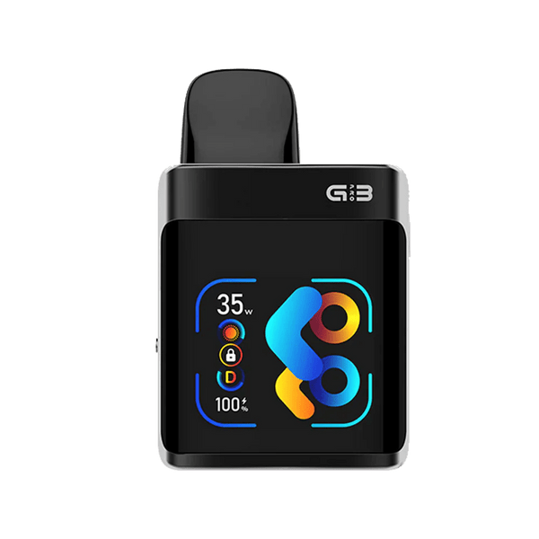 UWELL CALIBURN G3 Pro KOKO 35W pod system device, compact hardware with adjustable wattage, black finish and sleek design.