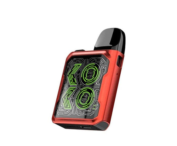 Uwell CALIBURN GK2 18W pod system with sleek design and adjustable airflow, compact hardware device for vaping.