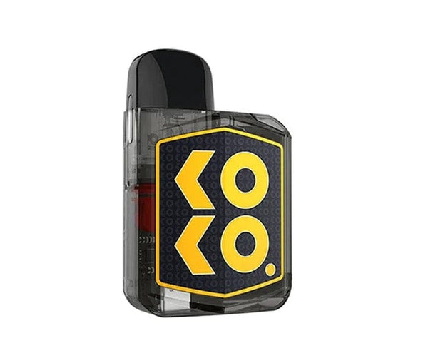 Uwell CALIBURN KOKO PRIME 15W pod system with sleek design and compact hardware for vaping convenience.